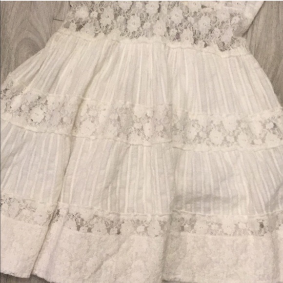 🩷 SOLD 🩷 Free People ONE White Lace Mini Dress - Picture 5 of 5